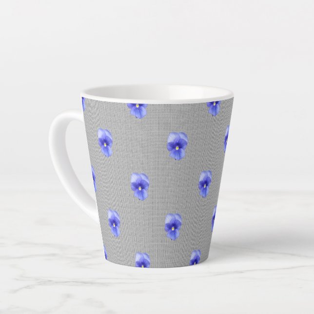 Blue Pansy Milchtasse (Linke Ecke)