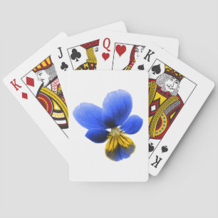 Blue Pansy Playing Cards Spielkarten