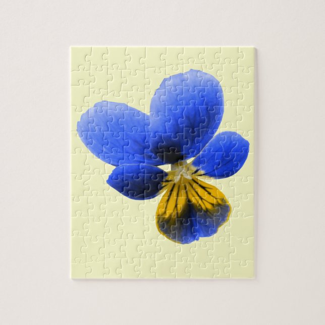 Blue Pansy Puzzle (Vertikal)