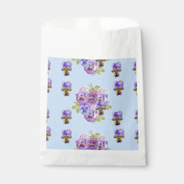 Blue Pansy Spot Blume Blumenkästen Gastgeschenk Geschenktütchen