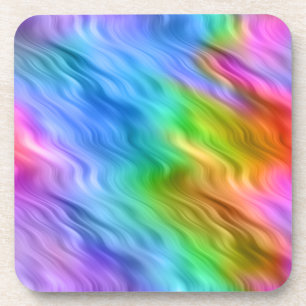 Blue Pansy Wavy Texture Untersetzer