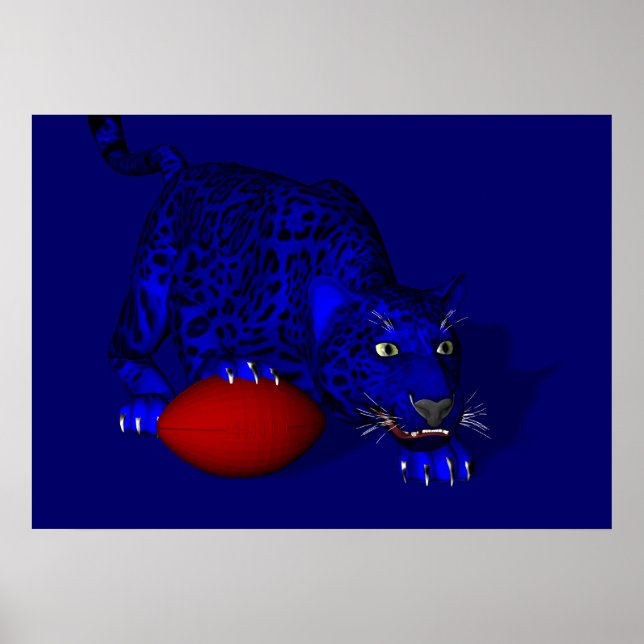 Blue Panther Poster (Vorne)