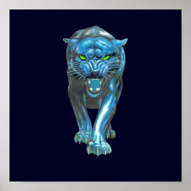 BLUE PANTHER POSTER (Vorne)