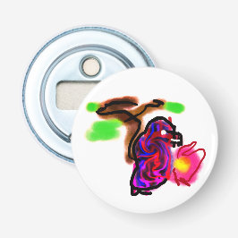 Blue parrot  flaschenöffner