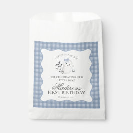 Blue Pastel Little Boo Ghost Birthday Dessert Geschenktütchen