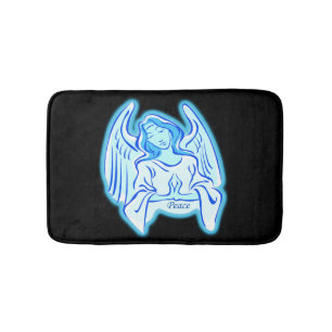 Blue Peace Angel Bath Mat Badematte