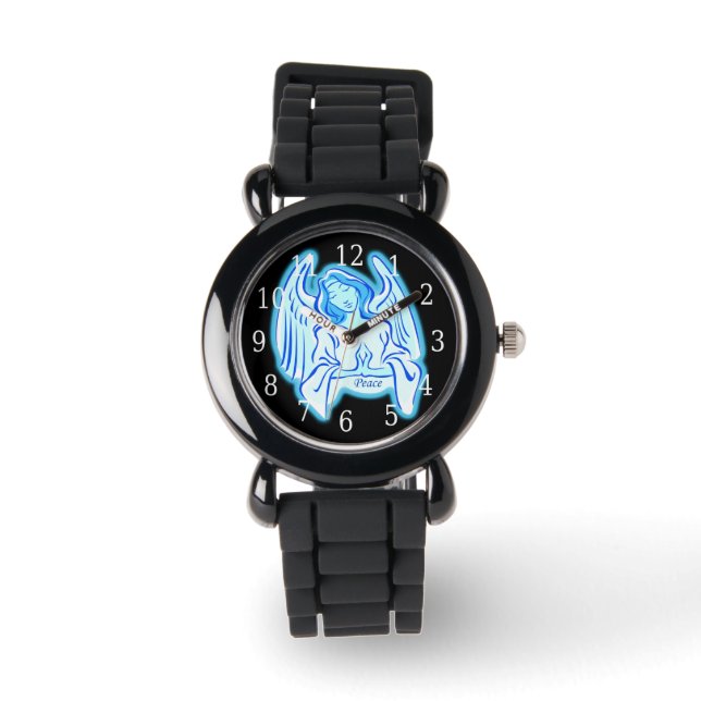 Blue Peace Angel Watch Armbanduhr (Vorderseite)