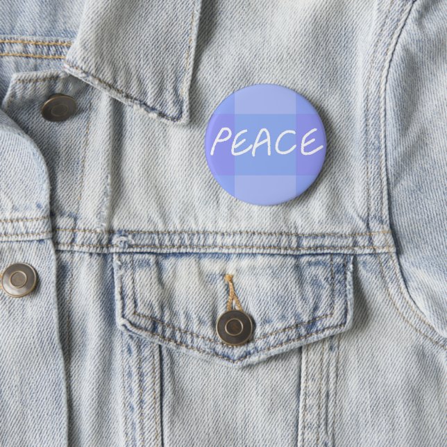Blue Peace Button (Beispiel)