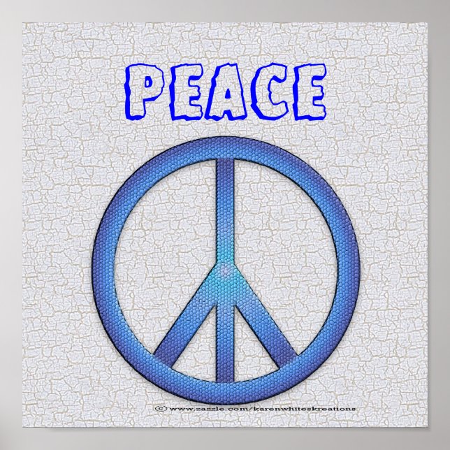 Blue Peace Poster (Vorne)