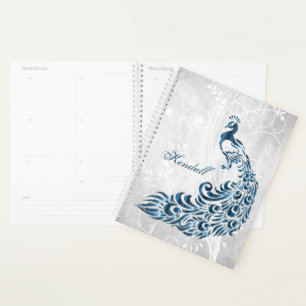 Blue Peacock Personalisierter Planer