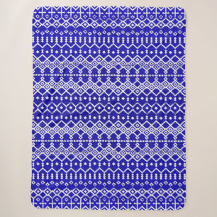 Blue Pearl Legacy: marokkanisches Kulturerbe Textu Sherpadecke