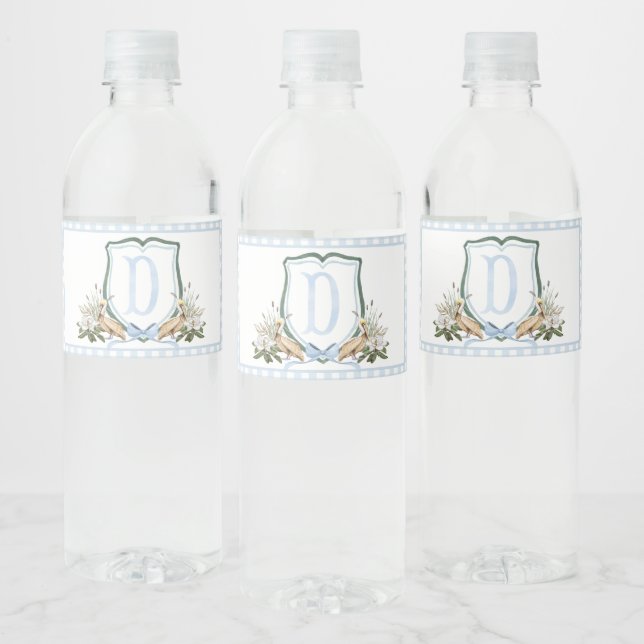 Blue Pelican Baby Dusche Wasserflaschen Labels (Flaschen)