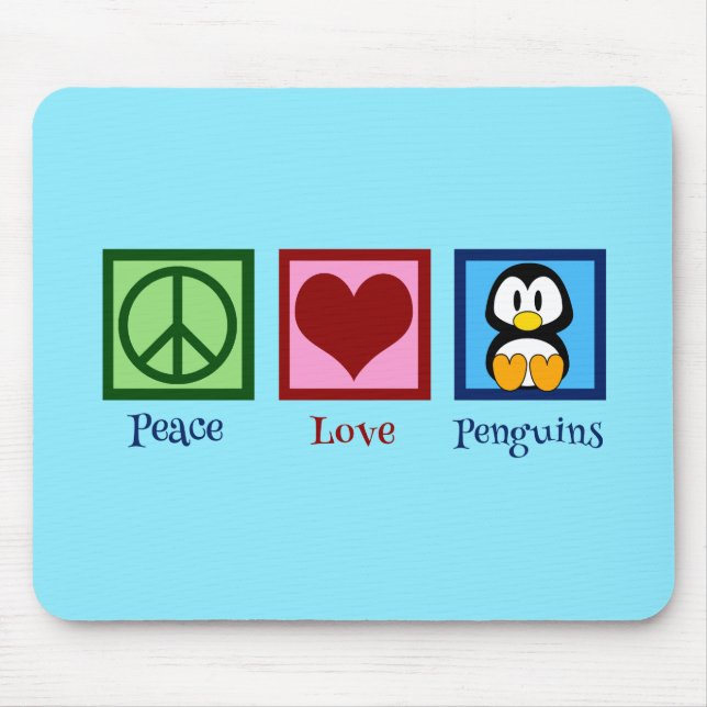 Blue Penguin Mousepad (Vorne)