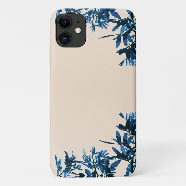 Blue Pepper Tree Blätter iPhone 11 Fall Case-Mate iPhone Hülle (Rückseite)