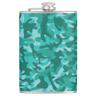 Blue Persian Tarnung Flachmann