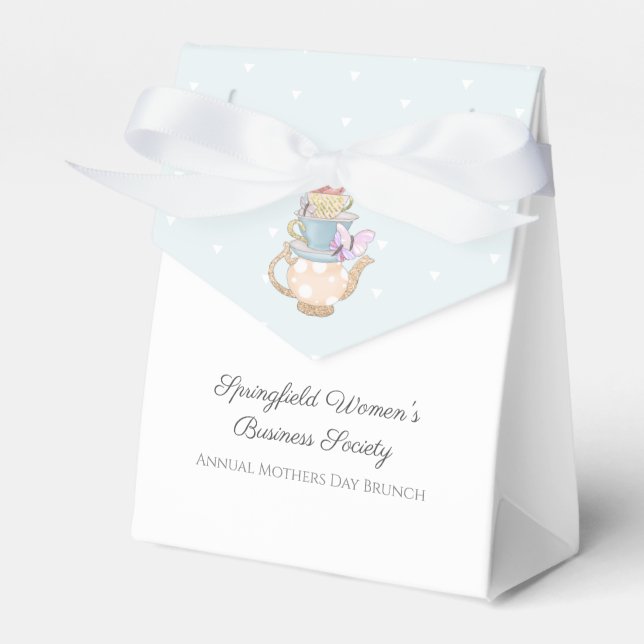 Blue Personalisiert Mother's Day Tea Gastgeschenk  Geschenkschachtel (Vorderseite)