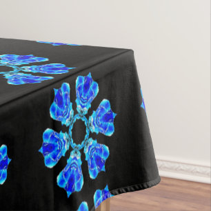 Blue Petals Tischdecke