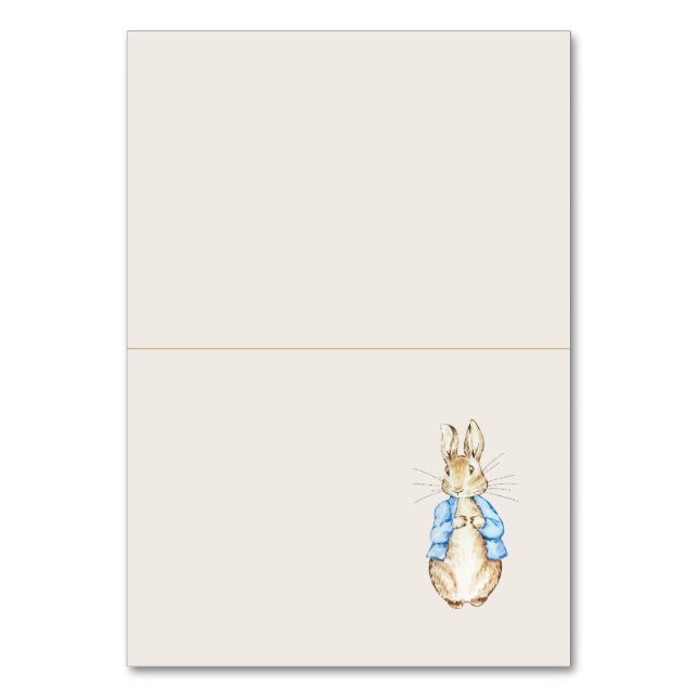 Blue Peter the Rabbit Baby shower Carte Place (Par défaut)