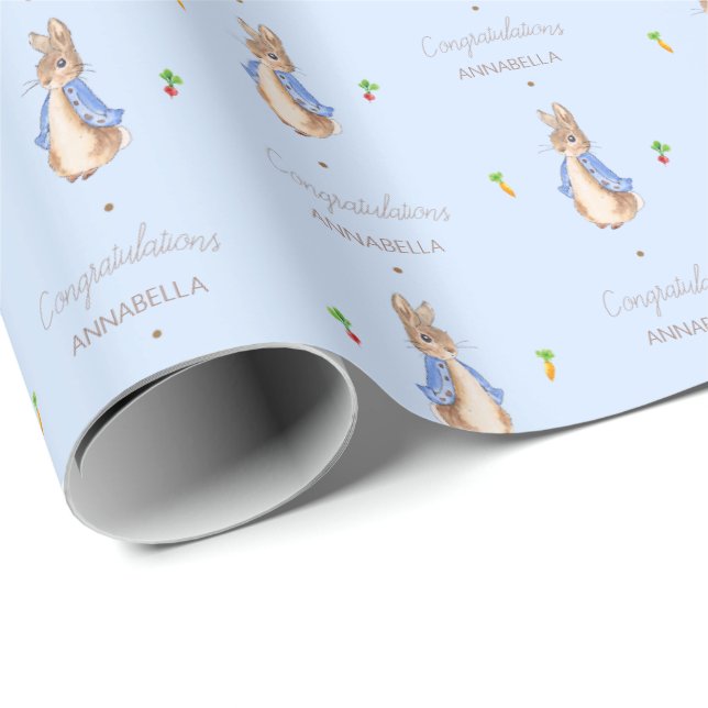 Blue Peter the Rabbit Geschenkpapier (Rolleneckpunkt)