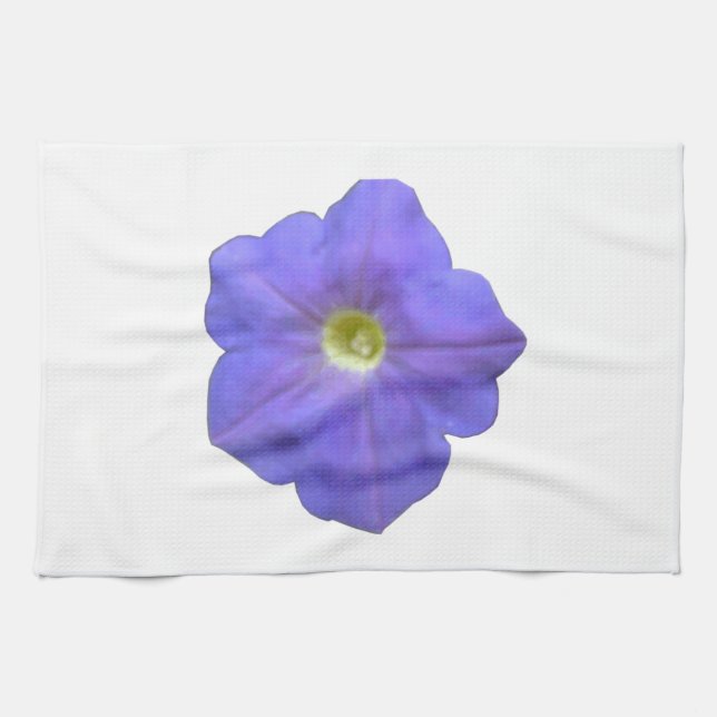 Blue Petunia Handtuch (Horizontal)