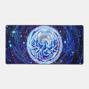 Blue Phoenix Schreibtischunterlage