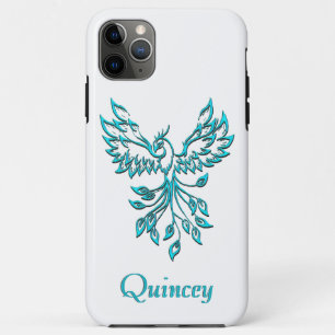 Blue Phoenix steigt auf White Personal Case-Mate iPhone Hülle