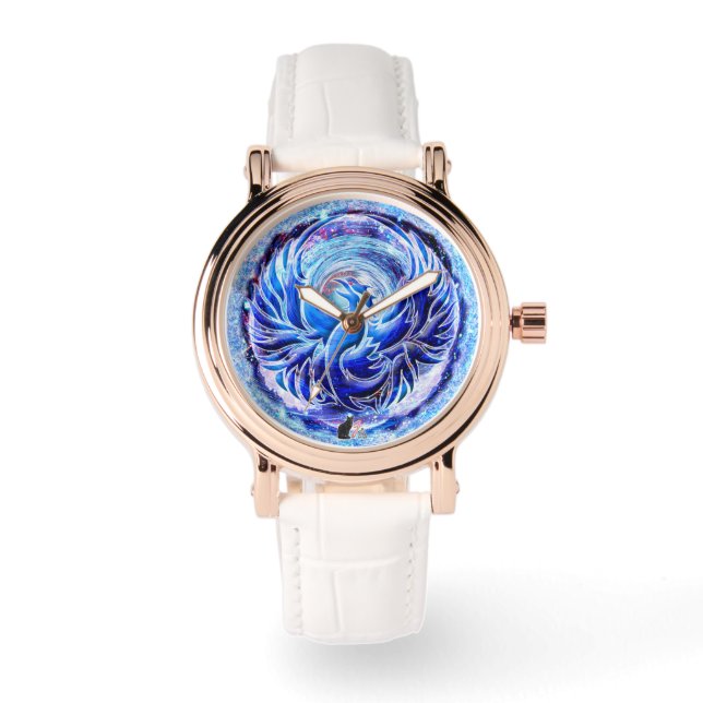 Blue Phoenix Women's Wrist Armbanduhr (Vorderseite)