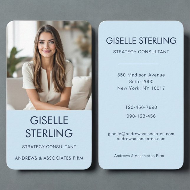 Blue Photo Professional  Visitenkarte (Von Creator hochgeladen)