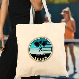 Blue Pickleball Paddle Tote Bag Tragetasche