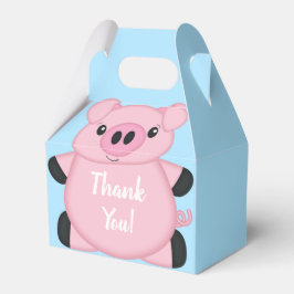 Blue Pig Baby Dusche Geschenkschachtel