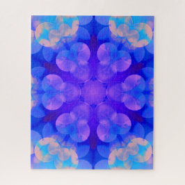 Blue & Pink Gradient Pastell Bubble Art