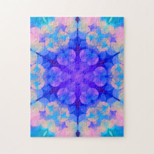 Blue & Pink Gradient Pastell Bubble Art