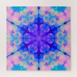 Blue & Pink Gradient Pastell Bubble Art