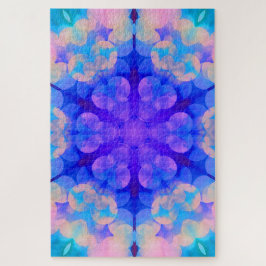 Blue & Pink Gradient Pastell Bubble Art