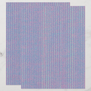 Blue Pink Lavendel Stripes Scrapbook Paper