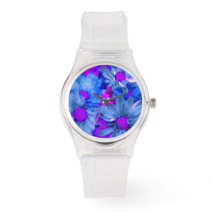 Blue, Pink N Lila Milchuhren Armbanduhr