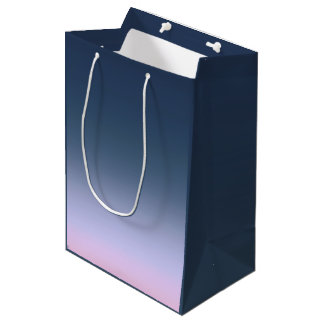 Blue-pink Ombre . Mittlere Geschenktüte