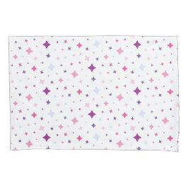 Blue Pink Purple Stars Cosmic Space. Kissenbezug