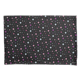 Blue Pink Purple Stars Cosmic Space. Kissenbezug