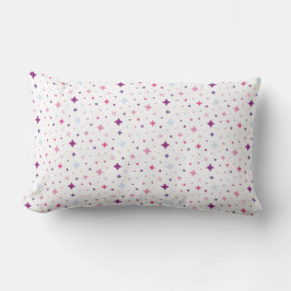 Blue Pink Purple Stars Cosmic Space. Lendenkissen
