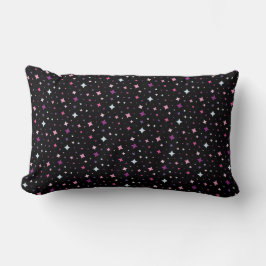 Blue Pink Purple Stars Cosmic Space. Lendenkissen