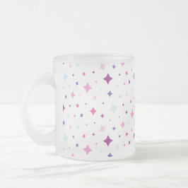 Blue Pink Purple Stars Cosmic Space Night Sky. Mattglastasse