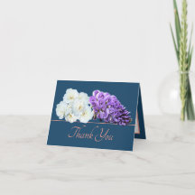 Blue Pink Rose Wisteria Blume Bouquet Vielen Dank