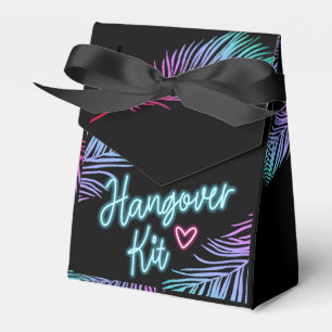 Blue & Pink Tropical Bach Hangover Kit Geschenkschachtel