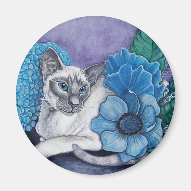 Blue Point Siamese Magnet (Vorne)