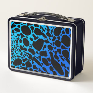 Blue Poison Dart Frog Metall Brotdose