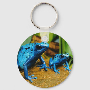 BLUE POISON DART FROG SCHLÜSSELANHÄNGER KEYRING
