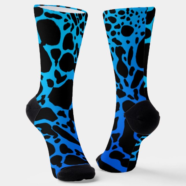 Blue Poison Dart Frog Socken (Gewinkelt)