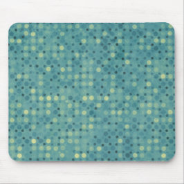Blue Polka Dot Mousepad