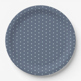 Blue Polka Dot Pappteller
